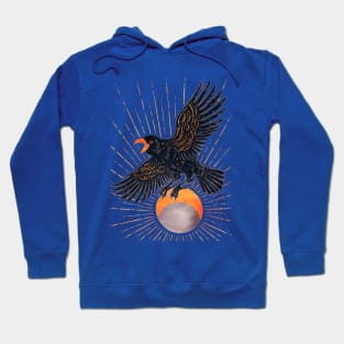 Crow and Moon Hoodie